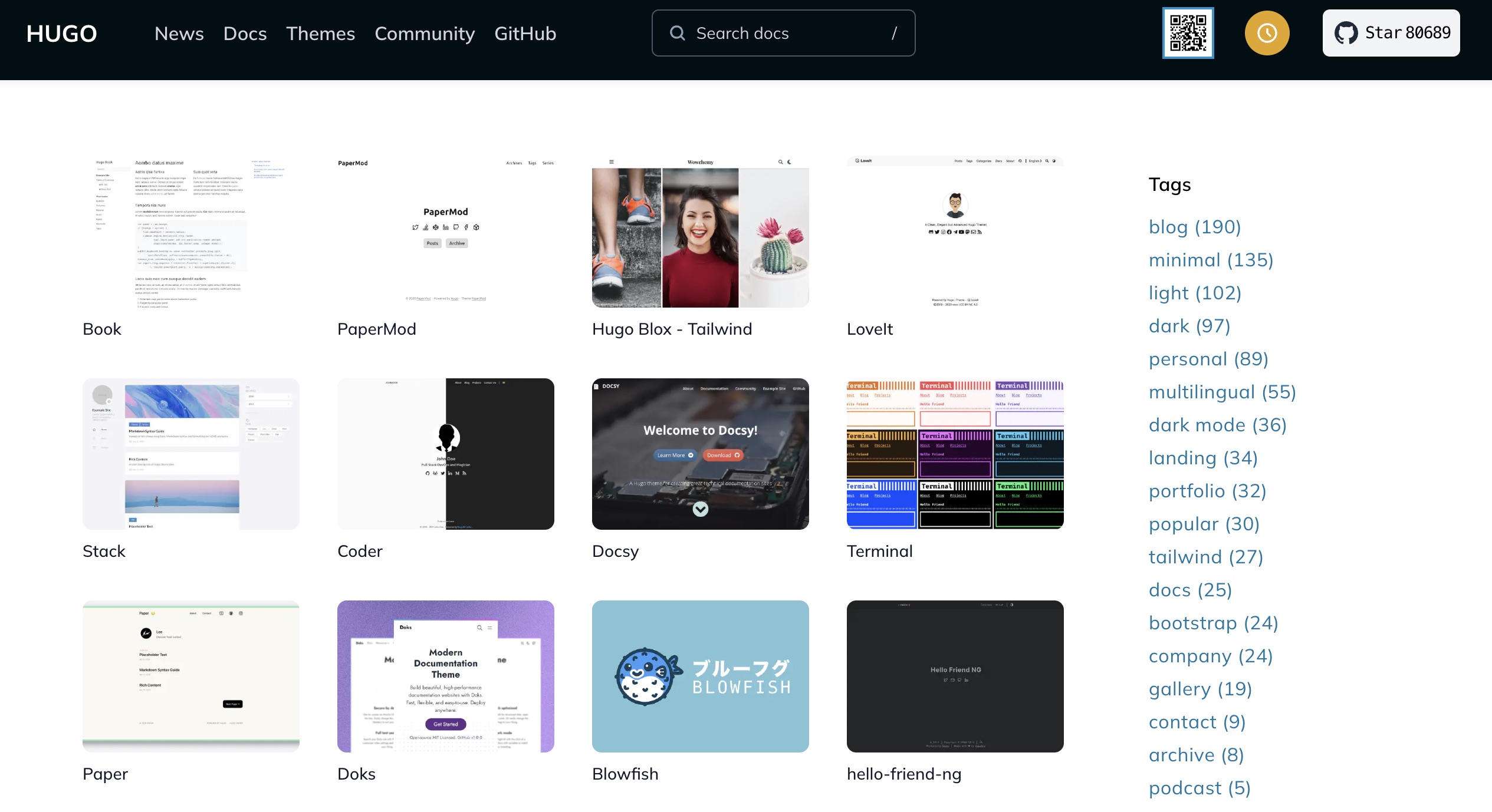 hugo themes